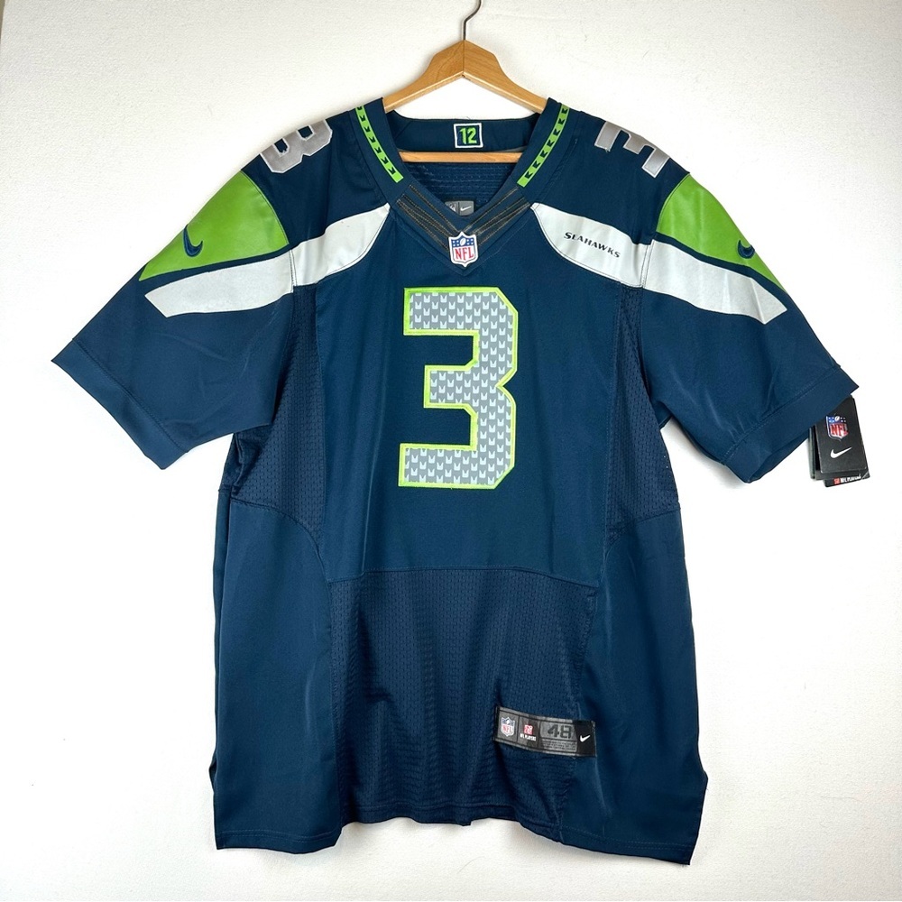 NFL Nike‎ On the Field Wilson #3 Jersey Football NWT Seattle Seahawks 12th Man